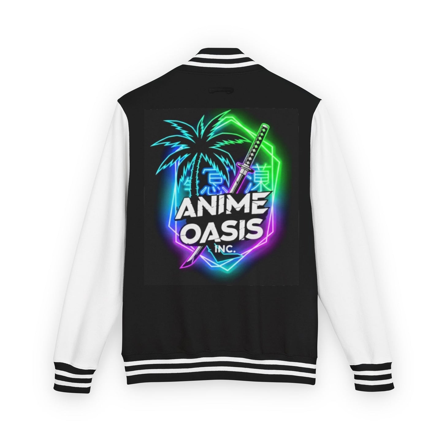 Unisex Oasis "Neon Blade" Varsity Jacket