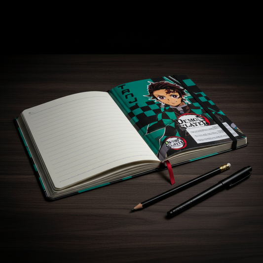 Demon Slayer Tanjiro hardcover notebook enhanced product photo
