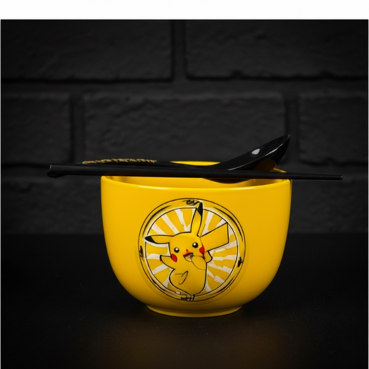 Pikachu ramen bowl set enhanced product photo