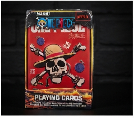 One Piece playing cards Netflix x Paladone edition in red box packaging